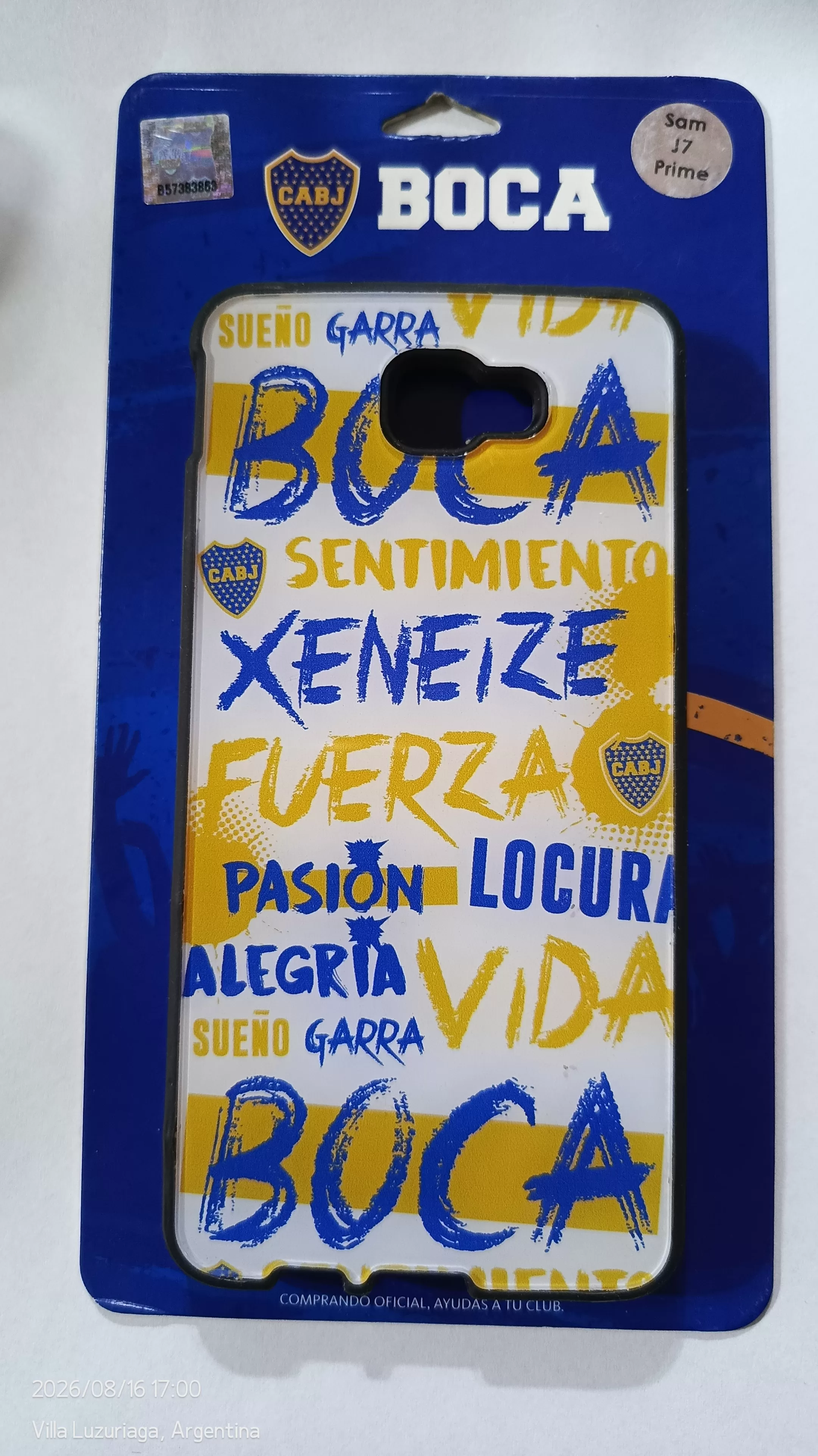 FUNDA SAMSUNG J7 PRIME BOCA ORIGINAL
