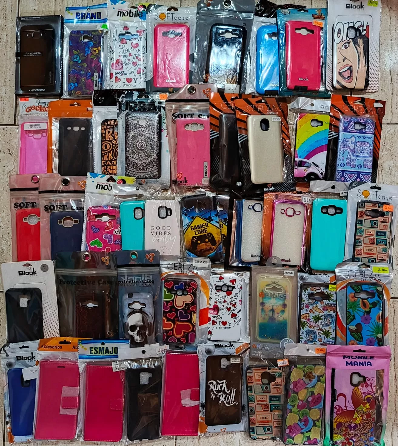 Pack de Fundas Samsung Varios modelos 47 Un.