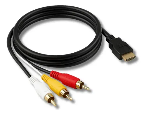 Cable Adaptador Hdmi A 3 Rca 1.5 Metros Hdtv