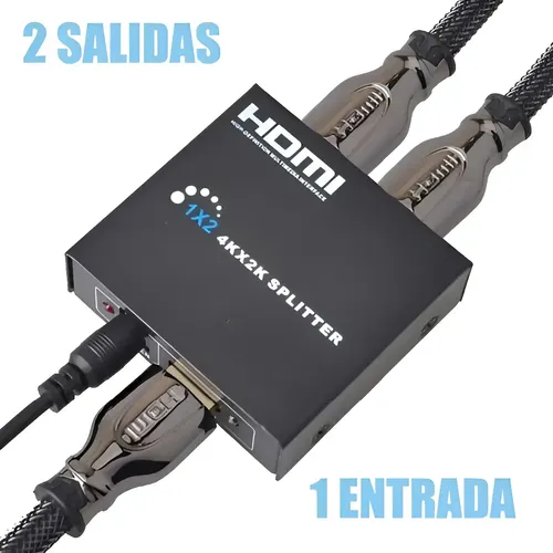 Hdmi Divisor 1x2 1080p 3d Splitter Full Hd 4k