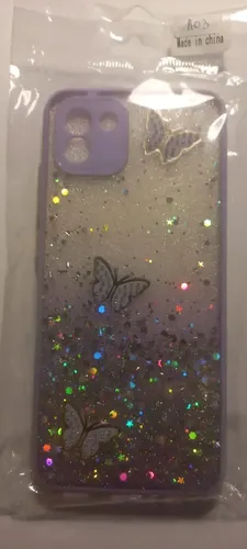 Funda Mariposa Brillo Samsung A03