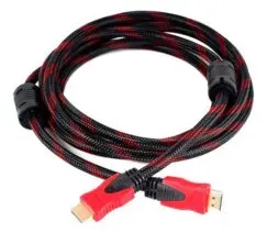 Cable Hdmi 1,5 Mts 1080p Mallado V1.4 Filtros Puntas Doradas