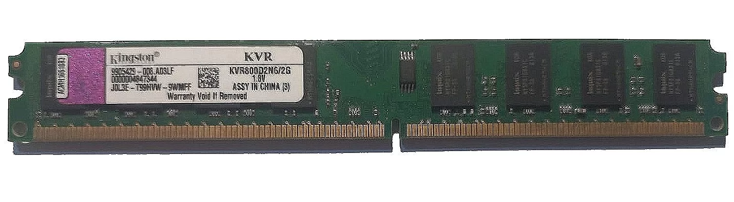 Memoria DDR2 Kingston KVV800D2N6/2G 2GIGA