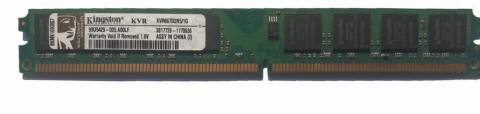 Memoria DDR2 Kingston KVR667D2N5/1G 1GIGA