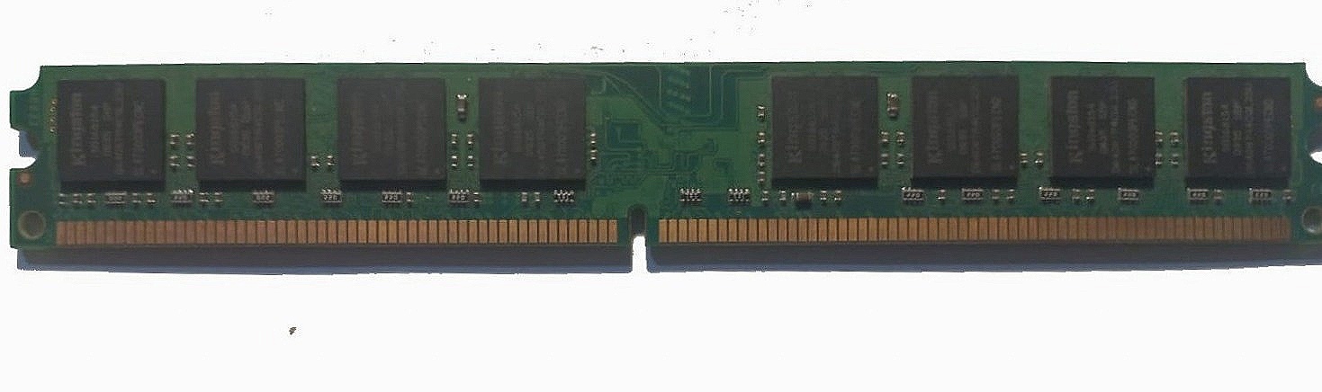 Memoria RAM DDR2 Kingston KVR667D2N5/1G de 1GB, velocidad 667MHz, ideal para actualizar su PC.