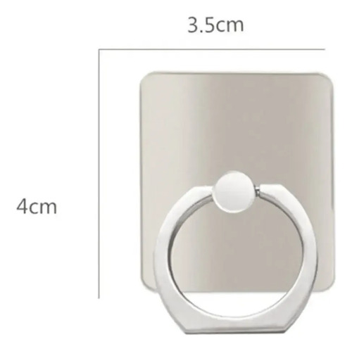 Anillo Celular Soporte Ring Tablet Antirobo Metalizado 360°