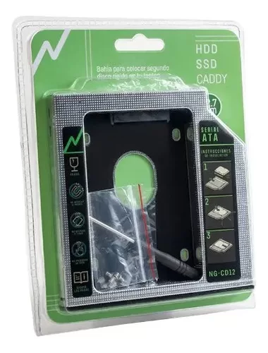 Caddy Disk Adaptador Notebook 2do Disco Sata Hdd Ssd