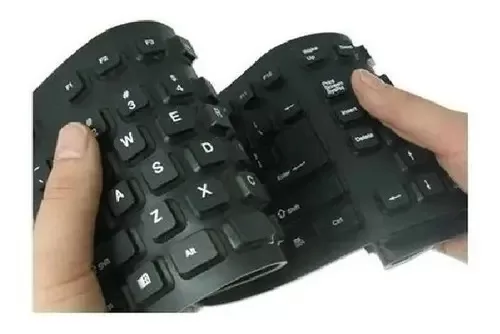 Teclado Noga Flexible Silicona Usb Nkb 76 Negro