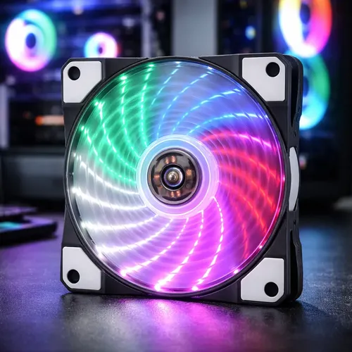 Turbina Cooler Rgb Netmak 12x12cm Nm-12rgb